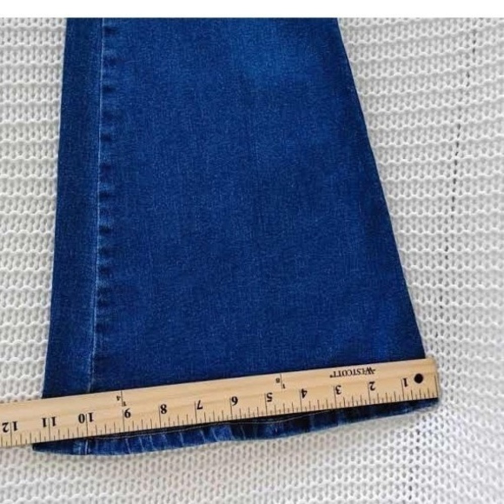 Flying Banana High Rise Flare Jeans 28x32 Medium Wash Bell Bottom Cowgirl Boho - Picture 8 of 10